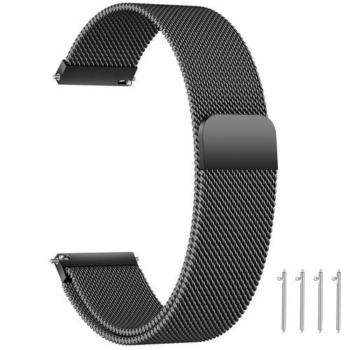 Edelstahl Mesh Uhrenarmband Metall Ersatz Armband Magnetverschluss Smartwatch Schnellverschluss Watch Uhren Ersatzband Für Damen Herren
